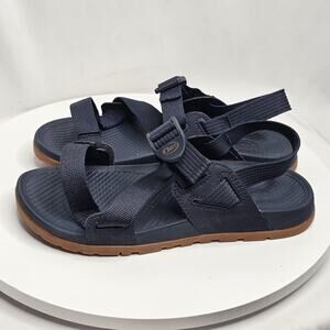 Chacos Navy Blue Lowdown Sport Sandal Women's Sz 5 Adjustable Straps Lightweight